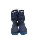 Cizme copii 25, material textil, alte materiale, bleumarin, imblanite - imagine 3