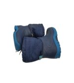 Cizme copii 25, material textil, alte materiale, bleumarin, imblanite - imagine 4