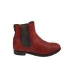 Botine dama Moma 39, piele, rosu