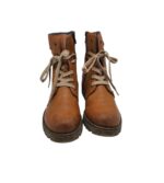 Ghete dama Rieker 39, imitatie de piele, maro - imagine 3