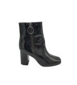 Botine dama Pimkie 38, imitatie de piele, negru