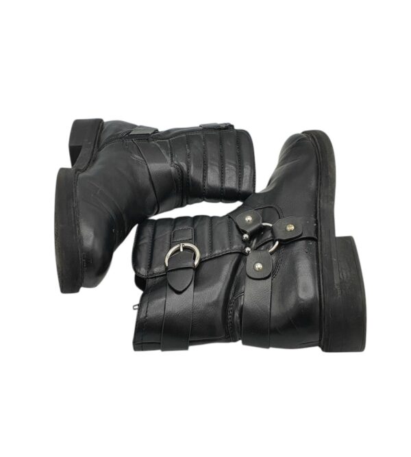 Cimze dama Graceland 42, imitatie de piele, negru, imblanite - imagine 4