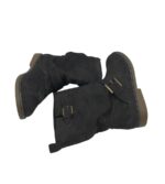 Cizme dama Graceland 40, material textil, negru, imblanite - imagine 4
