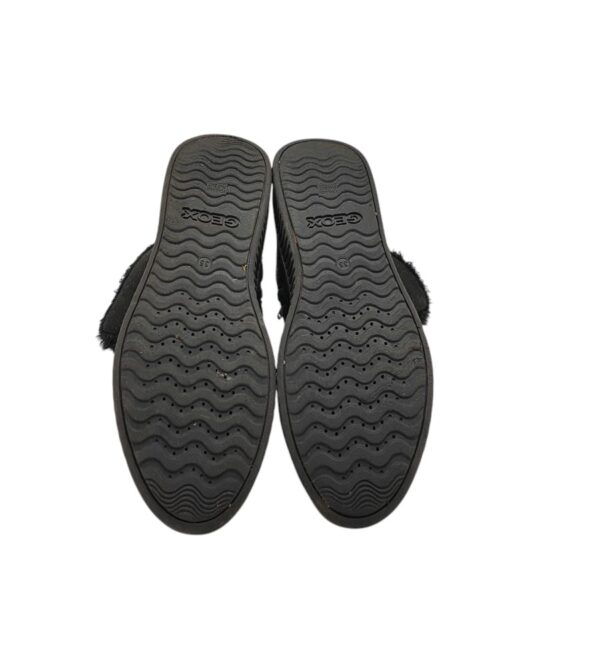 Cizme copii Geox 35, piele intoarsa, negru albastru, imblanite - imagine 5