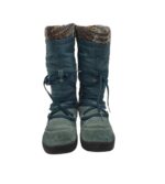 Cizme copii Lurchi 31, piele intoarsa, albastru, imblanite - imagine 3