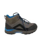 Ghete barbati Crane 44, material textil,  piele intoarsa, gri