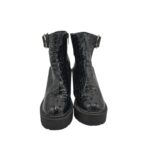 Botine dama Topshop 37, imitatie de piele, negru - imagine 3