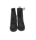 Botine dama Selected 37, material textil, negru - imagine 3