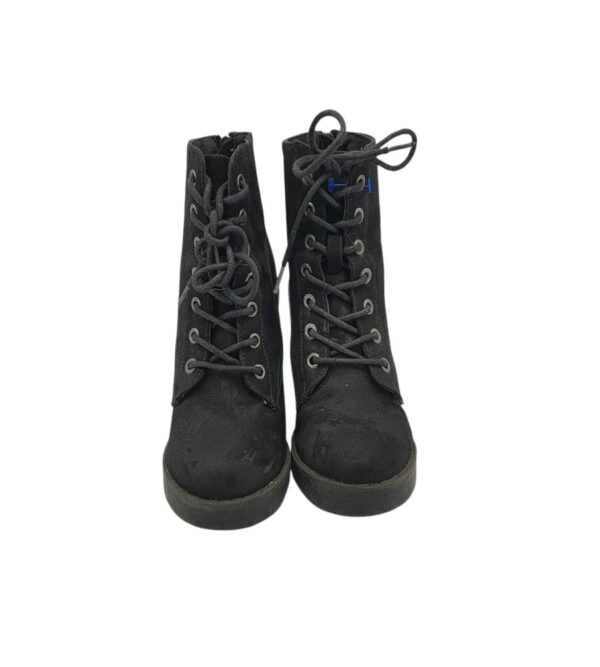 Botine dama Selected 37, material textil, negru - imagine 3