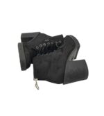 Botine dama Selected 37, material textil, negru - imagine 4