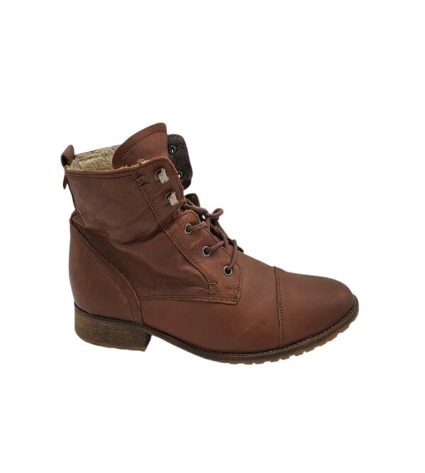 Ghete dama Anna Field Anna Field , piele, maro, imblanite - imagine 1