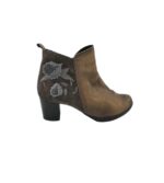 Botine dama Marco Tozzi 37, piele, piele intoarsa, maro