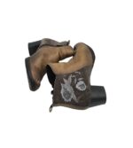 Botine dama Marco Tozzi 37, piele, piele intoarsa, maro - imagine 4