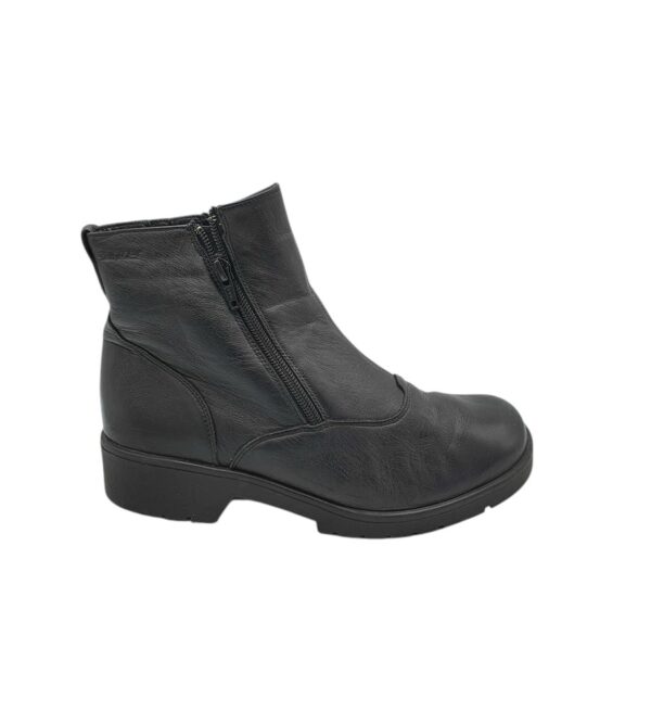 Ghete barbati Ganter 41, piele, negru - imagine 1