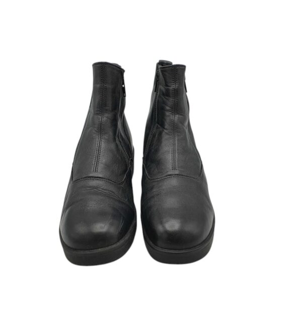 Ghete barbati Ganter 41, piele, negru - imagine 3
