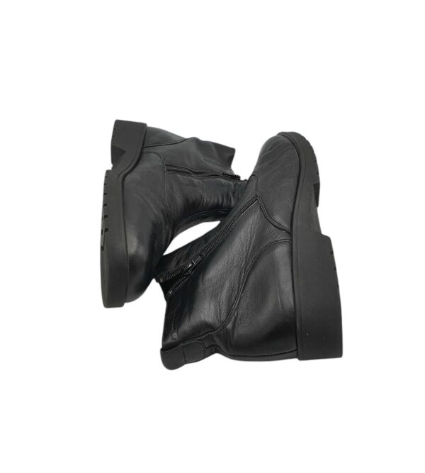 Ghete barbati Ganter 41, piele, negru - imagine 4