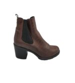 Botine dama Graceland 37, imitatie de piele, maro
