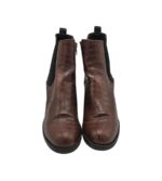 Botine dama Graceland 37, imitatie de piele, maro - imagine 3