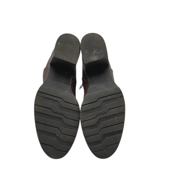 Botine dama Graceland 37, imitatie de piele, maro - imagine 5