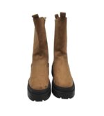 CIzme dama Primark 38, material textil, maro - imagine 3