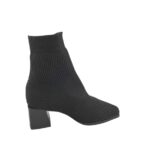 Botine dama 37, material textil, negru