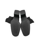 Botine dama 37, material textil, negru - imagine 5