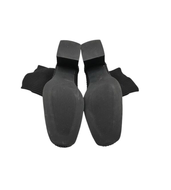 Botine dama 37, material textil, negru - imagine 5