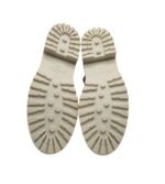 Ghete dama Stradivarius, imitatie de piele, material textil, bej - imagine 5