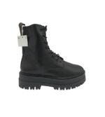 Ghete dama Stradivarius 37, imitatie de piele, negru