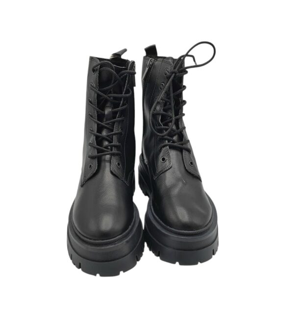 Ghete dama Stradivarius 37, imitatie de piele, negru - imagine 3