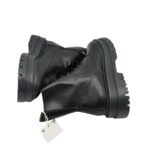 Ghete dama Stradivarius 37, imitatie de piele, negru - imagine 4