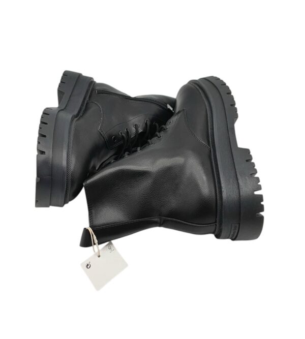 Ghete dama Stradivarius 37, imitatie de piele, negru - imagine 4