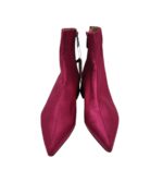 Botime dama Zara 39, material textil, roz - imagine 3