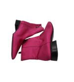 Botime dama Zara 39, material textil, roz - imagine 4