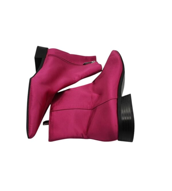 Botime dama Zara 39, material textil, roz - imagine 4