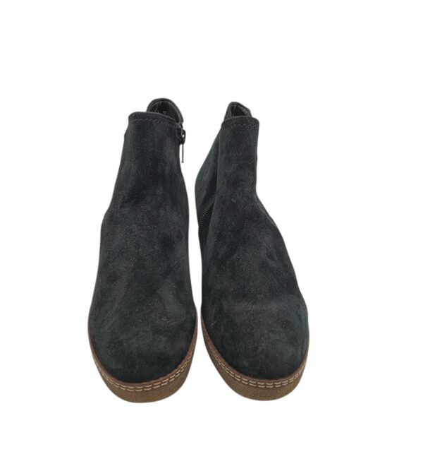 Botine dama Gabor 38, piele intoarsa, negru - imagine 3