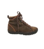 Ghete dama 39, piele intoarsa, maro