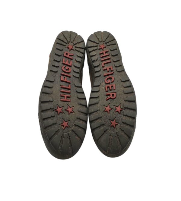 Ghete dama 39, piele intoarsa, maro - imagine 5