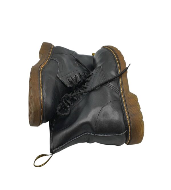 Ghete dama 38, piele, negru - imagine 4