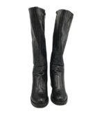 Cizme dama Sylvine 37, imitatie de piele, negru - imagine 3