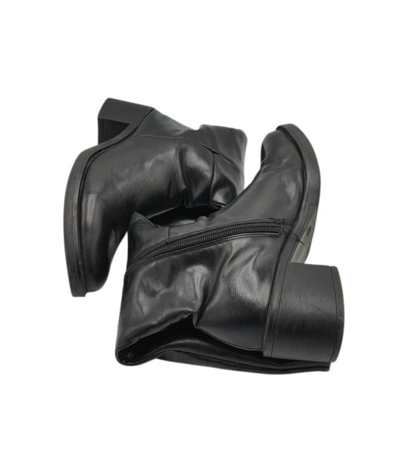 Cizme dama Sylvine 37, imitatie de piele, negru - imagine 4