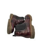 Botine dama 40, imitatie de piele, maro - imagine 4