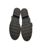 Ghete dama 38, imitatie de piele, negru - imagine 5