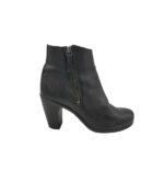 Botine dama Ecco 37, piele, negru