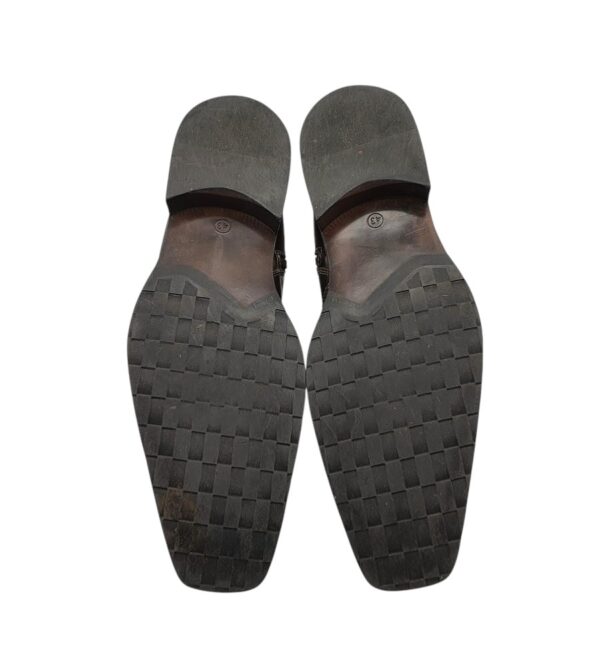 Cizme barbati 43, piele, maro, imblanite - imagine 5