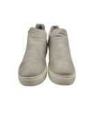 Adidasi barbati 45, imitatie de piele, gri - imagine 3
