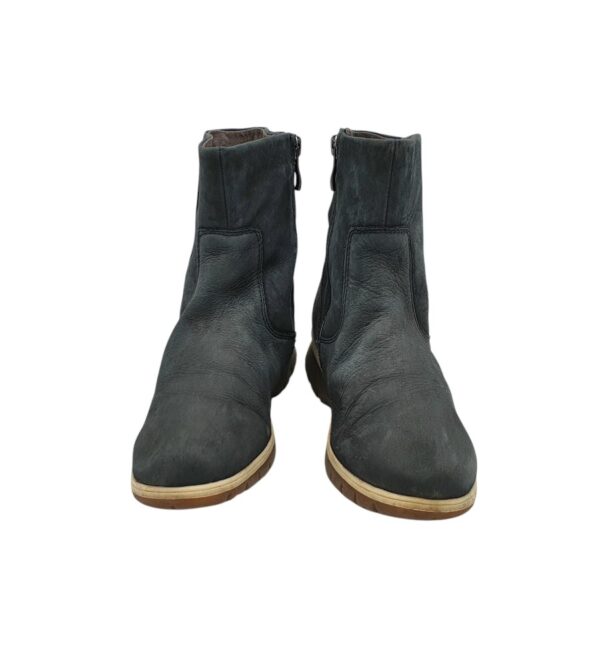 Ghete dama Hush Puppies 37, piele, negru, imblanite - imagine 3