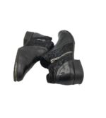 Botine dama Caprice 37, piele, negru - imagine 4