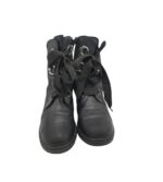 Botine dama Rieker 39, imitatie de piele, negru - imagine 3