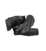 Botine dama Rieker 39, imitatie de piele, negru - imagine 4